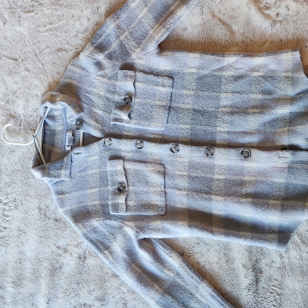 Blue shacket